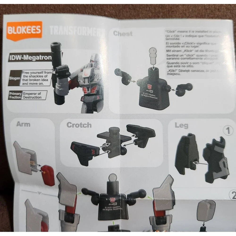 9 BLOKEES TRANSFORMERS GALAXY VERSION 06 8 Unassembled  1 Sunstreaker Assembled